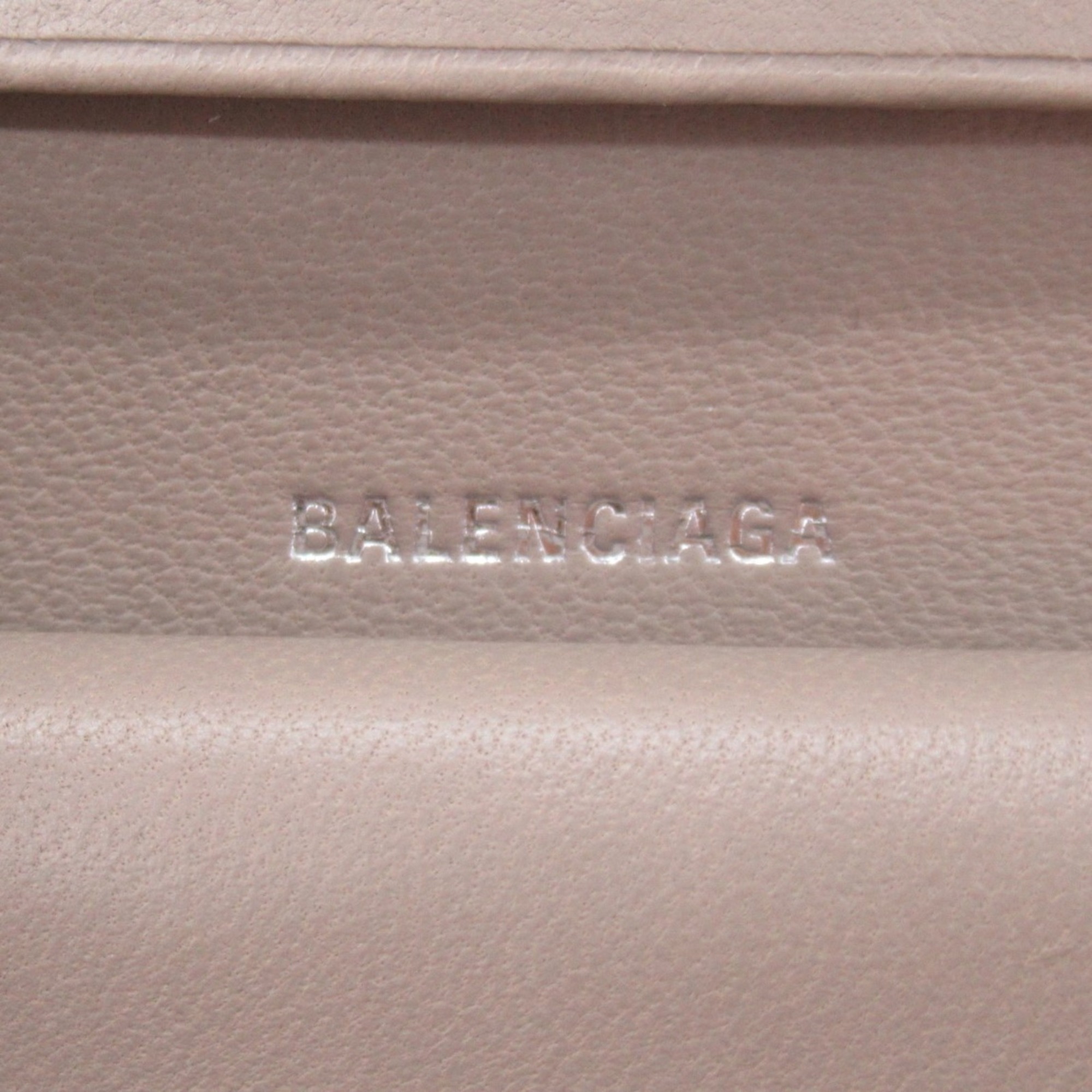 BALENCIAGA wallet Beige Stone Beige Lambskin (sheep leather) 7654592AA1N9706