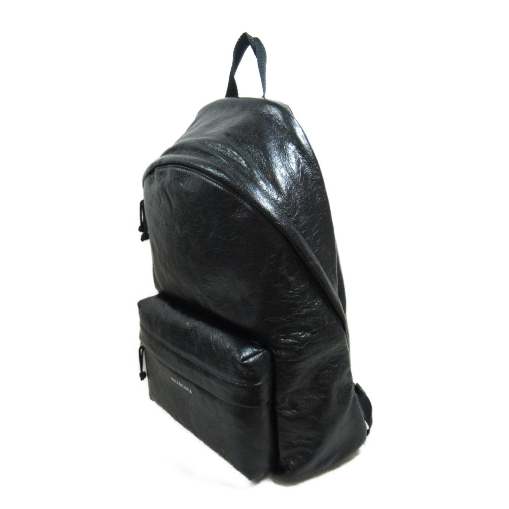 BALENCIAGA Rucksack Backpack Black leather 5032211VG071000