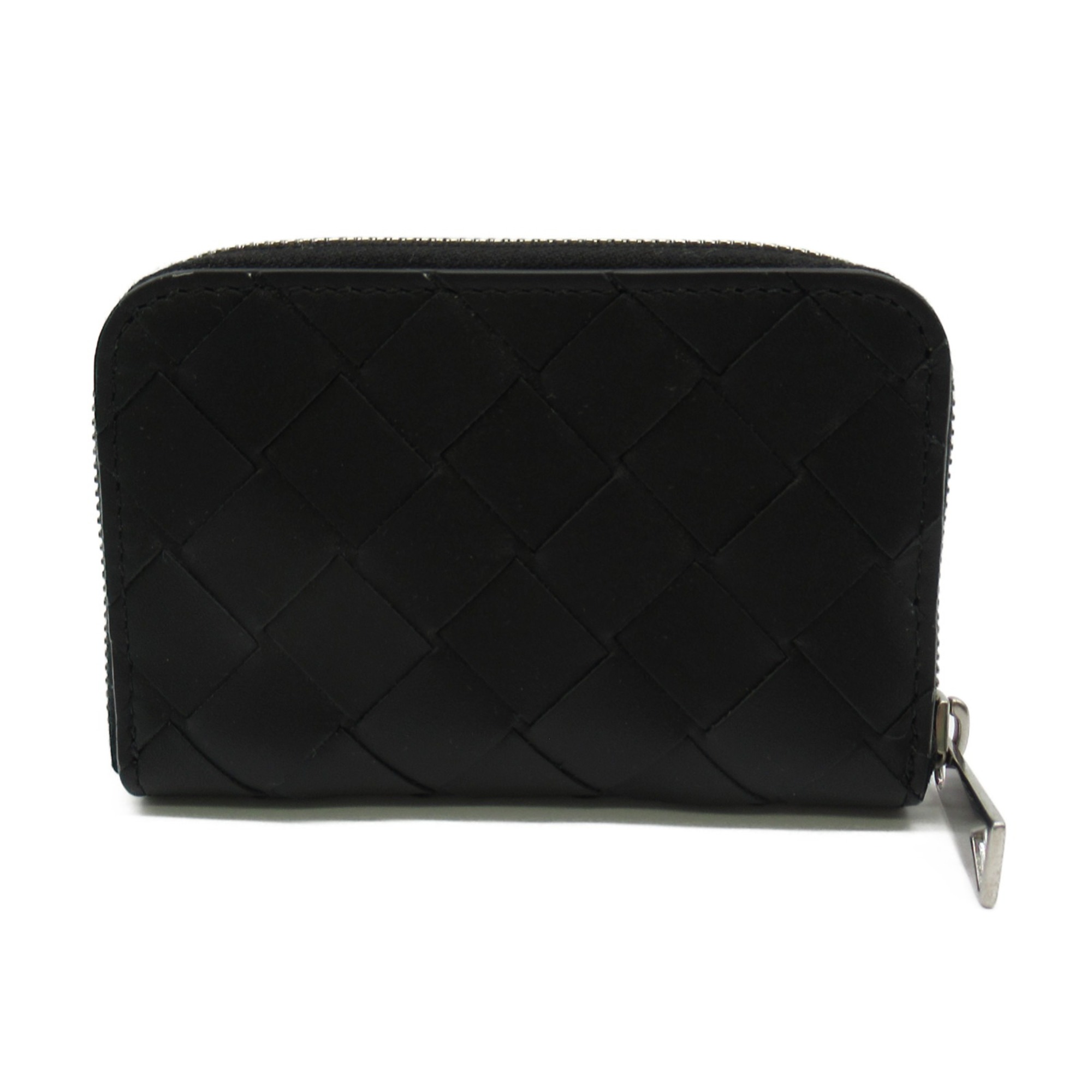 BOTTEGA VENETA Coin purse with zipper Black Calfskin (cowhide) 620348VCPQ48803