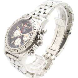 BREITLING Chronomat Wrist Watch AB0115 Mechanical Automatic Black Stainless Steel AB0115