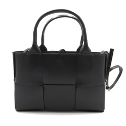 BOTTEGA VENETA mini arco tote Black Lambskin (sheep leather) 709337VCQC28425