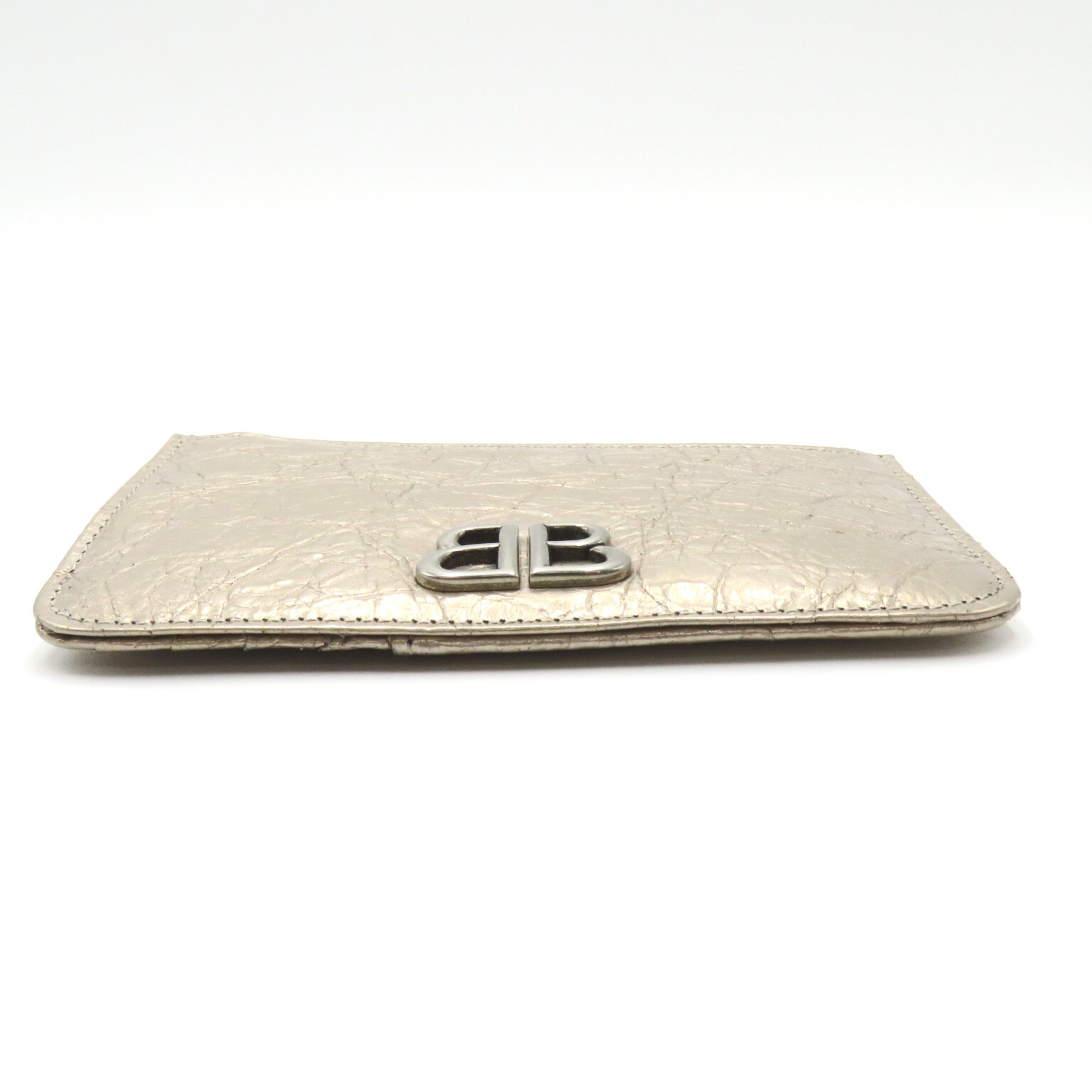 BALENCIAGA Monaco Long Coin & Card Holder Beige Stone Beige leather 7654652AA1N9706