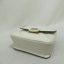 GUCCI Deco Leather Shoulder Bag ChainShoulder Bag White leather 741457AAB1Q9022