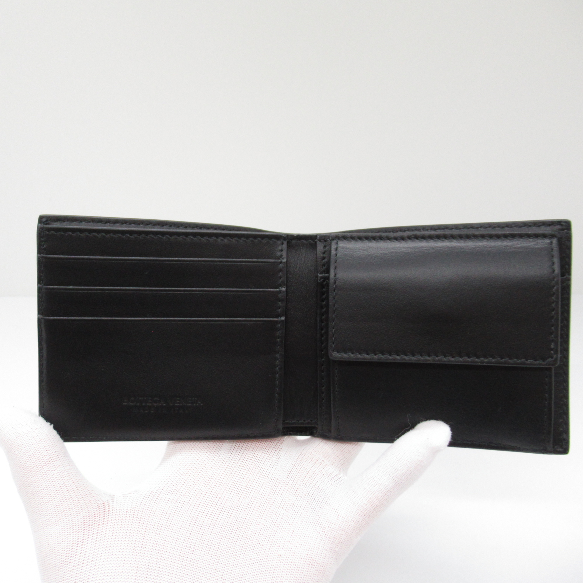 BOTTEGA VENETA wallet Black Lambskin (sheep leather)