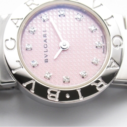 BVLGARI BVLGARI BVLGARI 12P diamond Wrist Watch BB23SS Quartz Pink Stainless Steel BB23SS