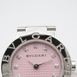 BVLGARI BVLGARI BVLGARI 12P diamond Wrist Watch BB23SS Quartz Pink Stainless Steel BB23SS