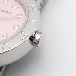 BVLGARI BVLGARI BVLGARI 12P diamond Wrist Watch BB23SS Quartz Pink Stainless Steel BB23SS