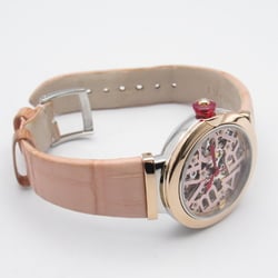 BVLGARI Lucea Sakura Wrist Watch LUP33SG Mechanical Automatic Pink Clear skeleton K18PG(Rose Gold) Stainless Steel l LUP33SG