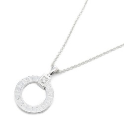 BVLGARI Bvlgari Bvlgari Circle Diamond Necklace Clear K18WG(WhiteGold) Clear