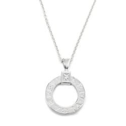 BVLGARI Bvlgari Bvlgari Circle Diamond Necklace Clear K18WG(WhiteGold) Clear