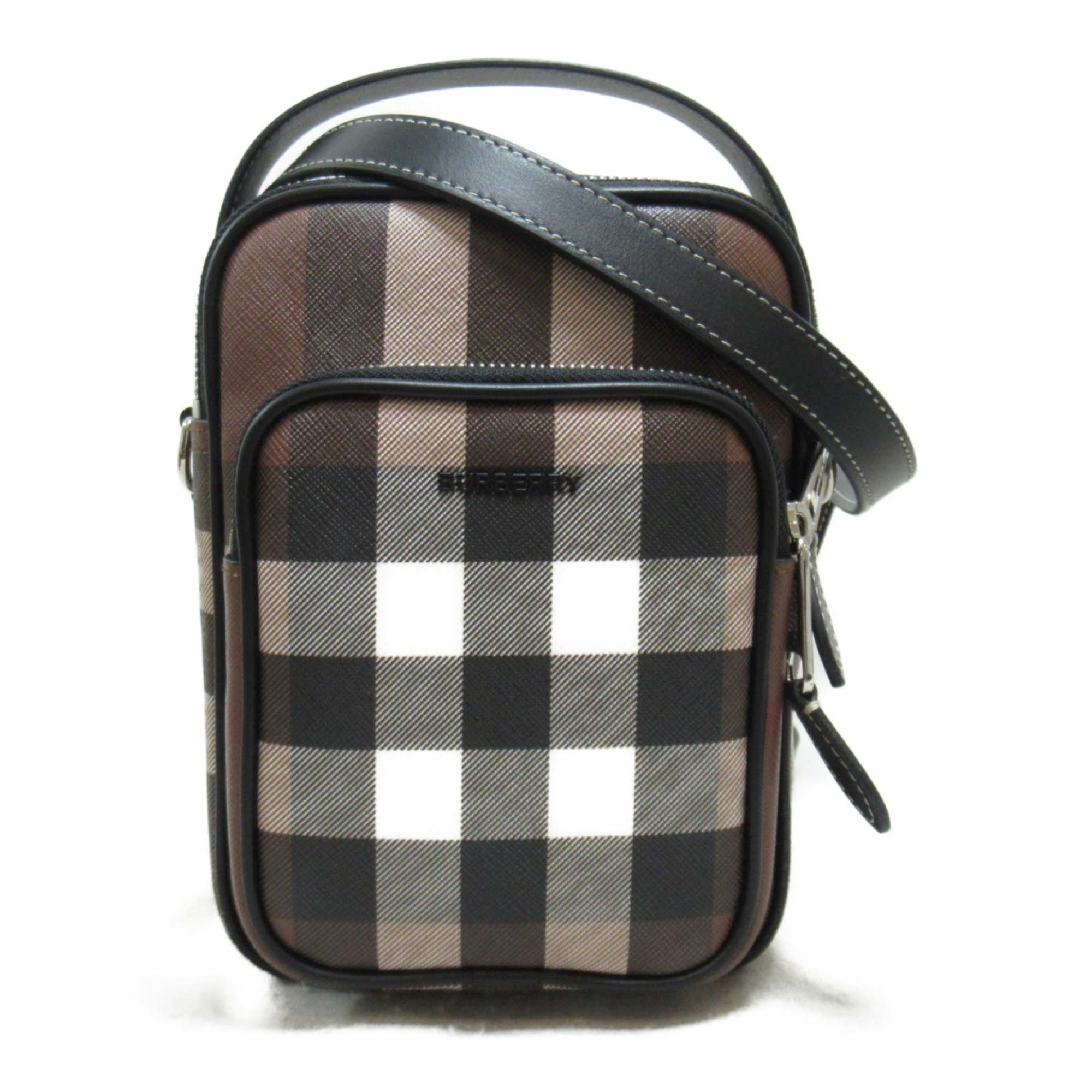 BURBERRY Shoulder Bag Brown cotton Polyurethane 8049118