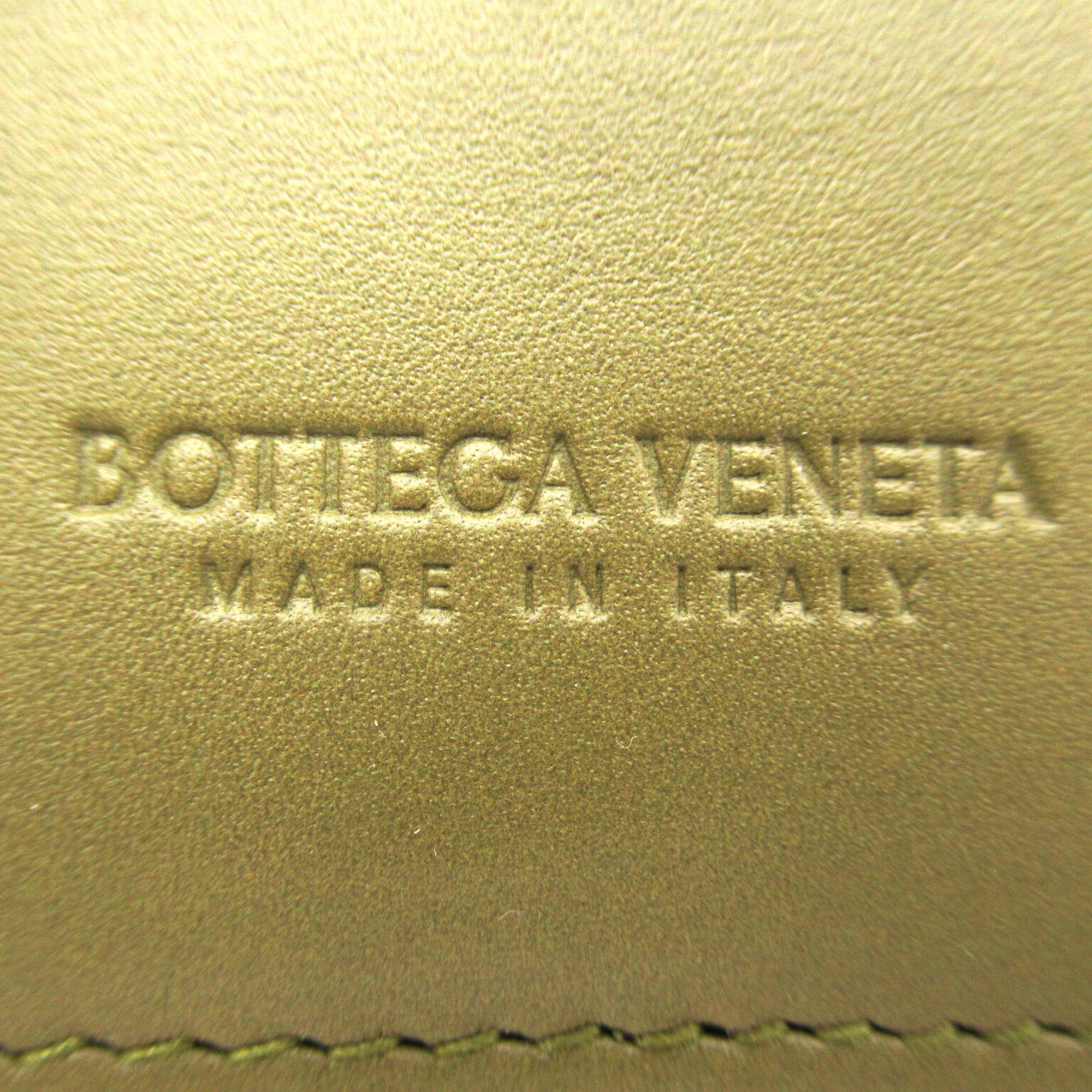 BOTTEGA VENETA Card Case Khaki Mad Calfskin (cowhide) 605720VCPQ32877