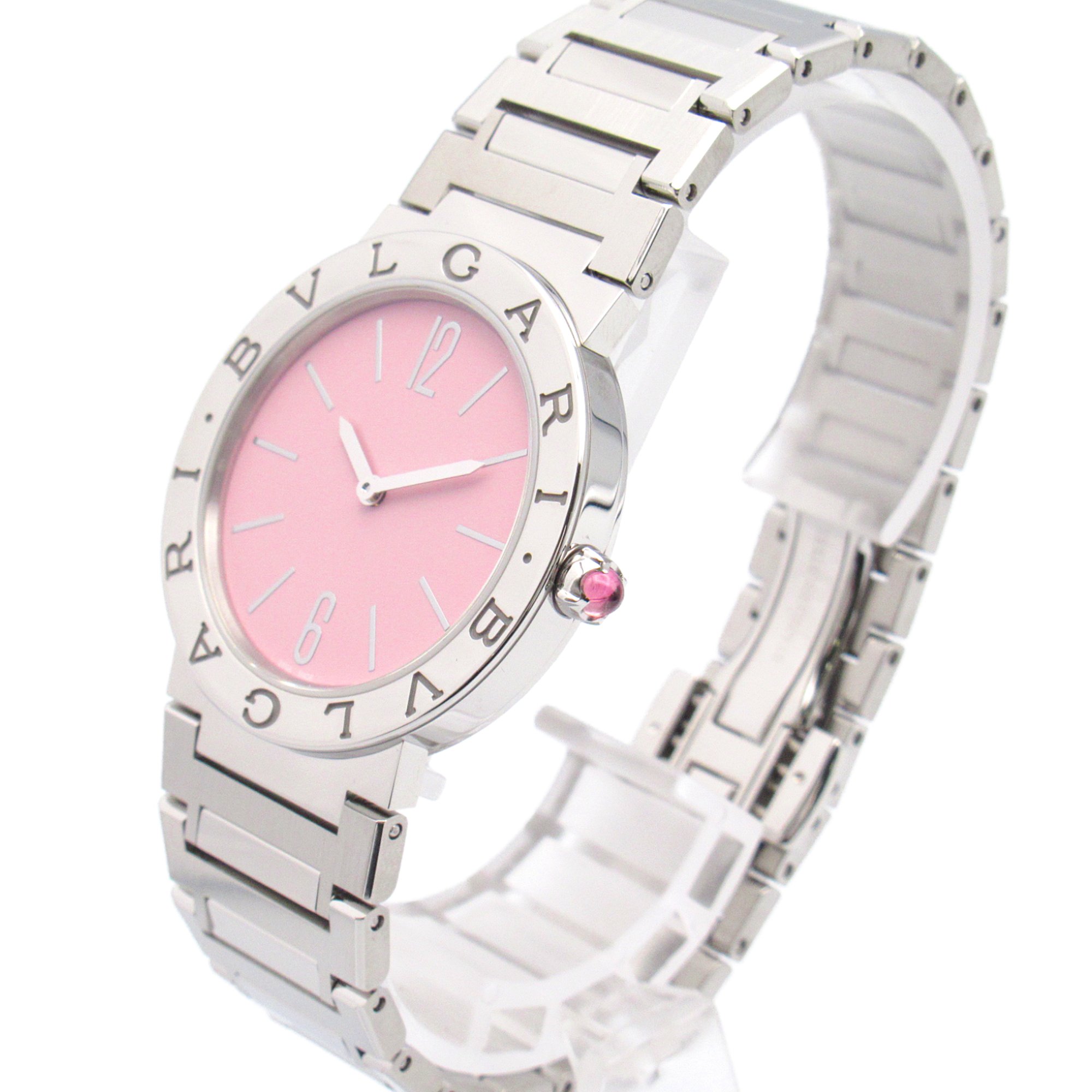 BVLGARI Bulgari Bulgari Wrist Watch 103711 Quartz Pink Stainless Steel 103711