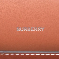 BURBERRY New Hampshire Shoulder Bag Black Fa Brique leather 8055181