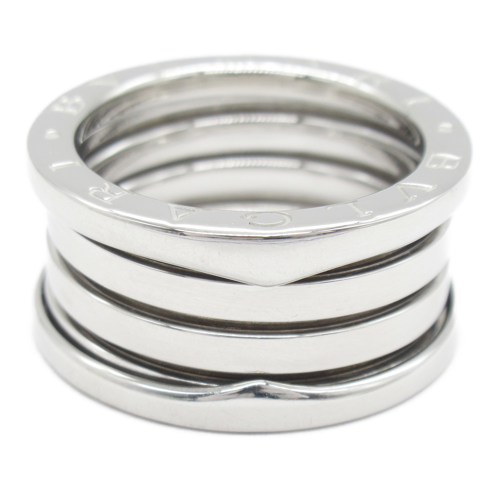 BVLGARI B-zero1 B-zero one Ring Silver K18WG(WhiteGold) Silver