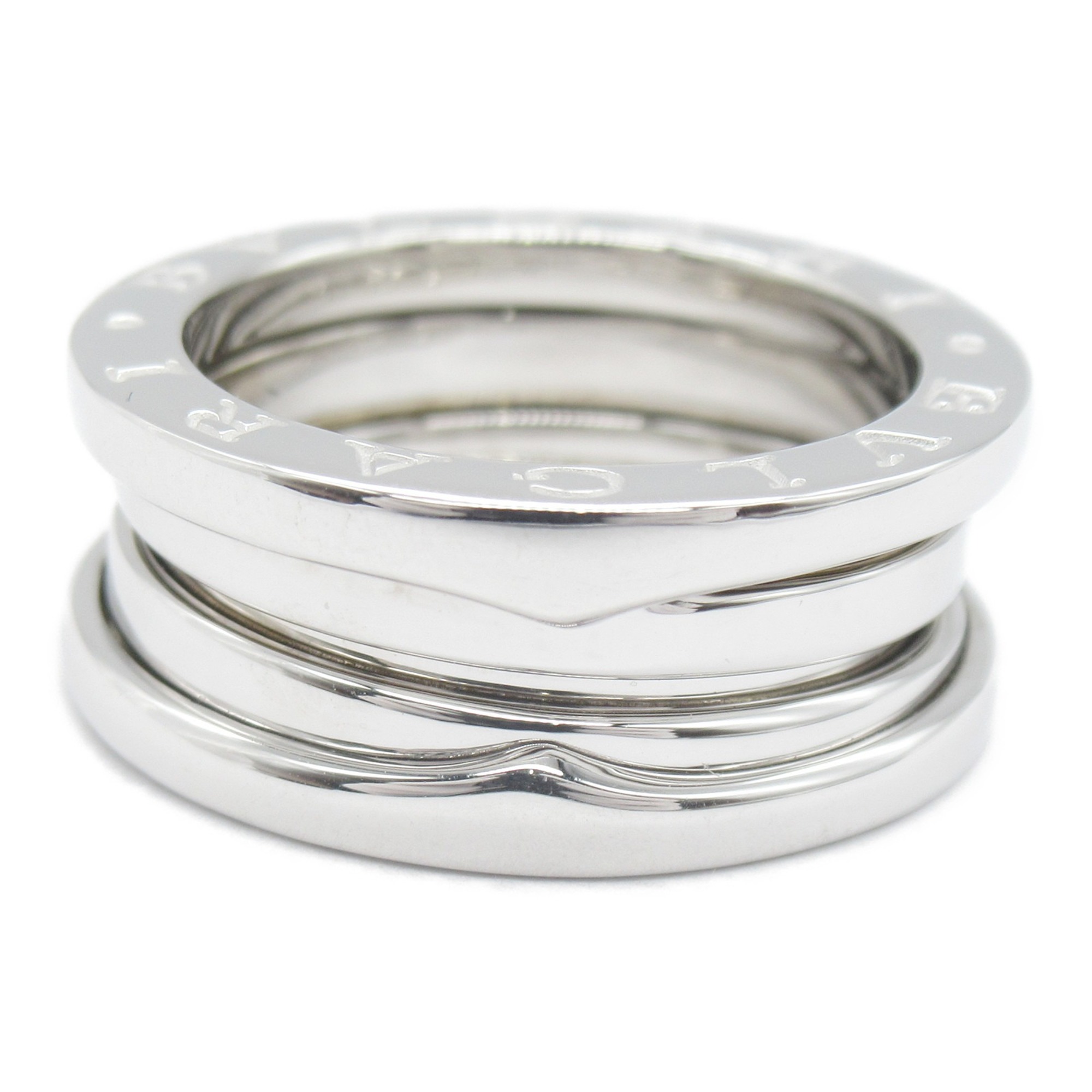 BVLGARI B-zero1 B-zero one Ring Silver K18WG(WhiteGold) Silver