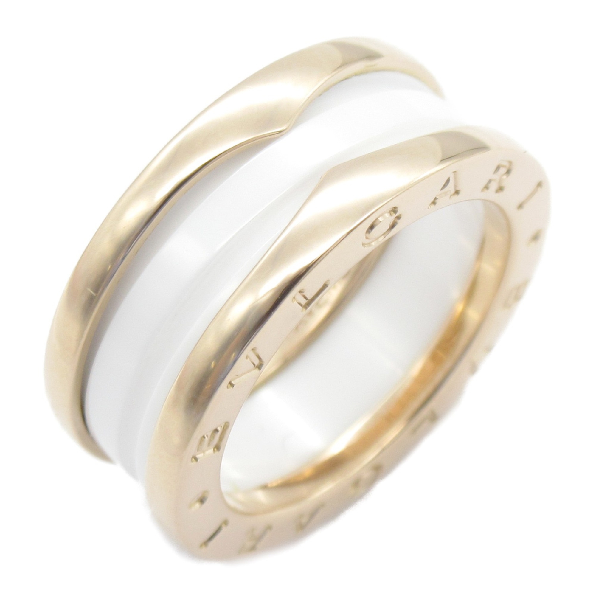 BVLGARI B-zero1 B-zero one Ring White K18PG(Rose Gold) White