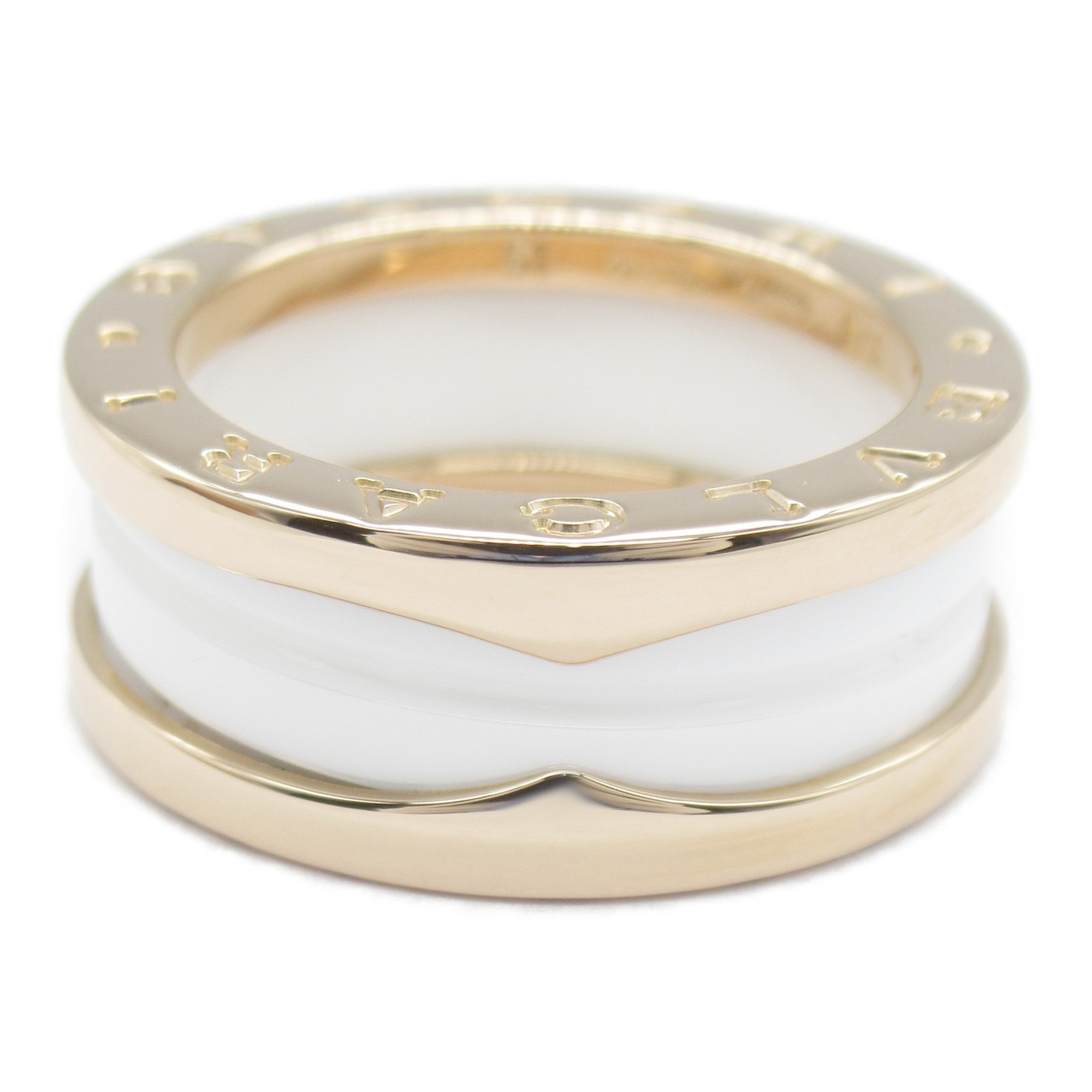 BVLGARI B-zero1 B-zero one Ring White K18PG(Rose Gold) White