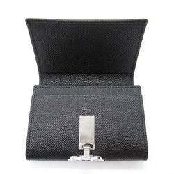 BVLGARI name card holder Black Calfskin (cowhide) 30420