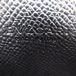 BVLGARI name card holder Black Calfskin (cowhide) 30420