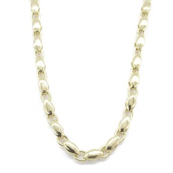 BVLGARI Rice Chain Necklace Gold K18 (Yellow Gold) Gold