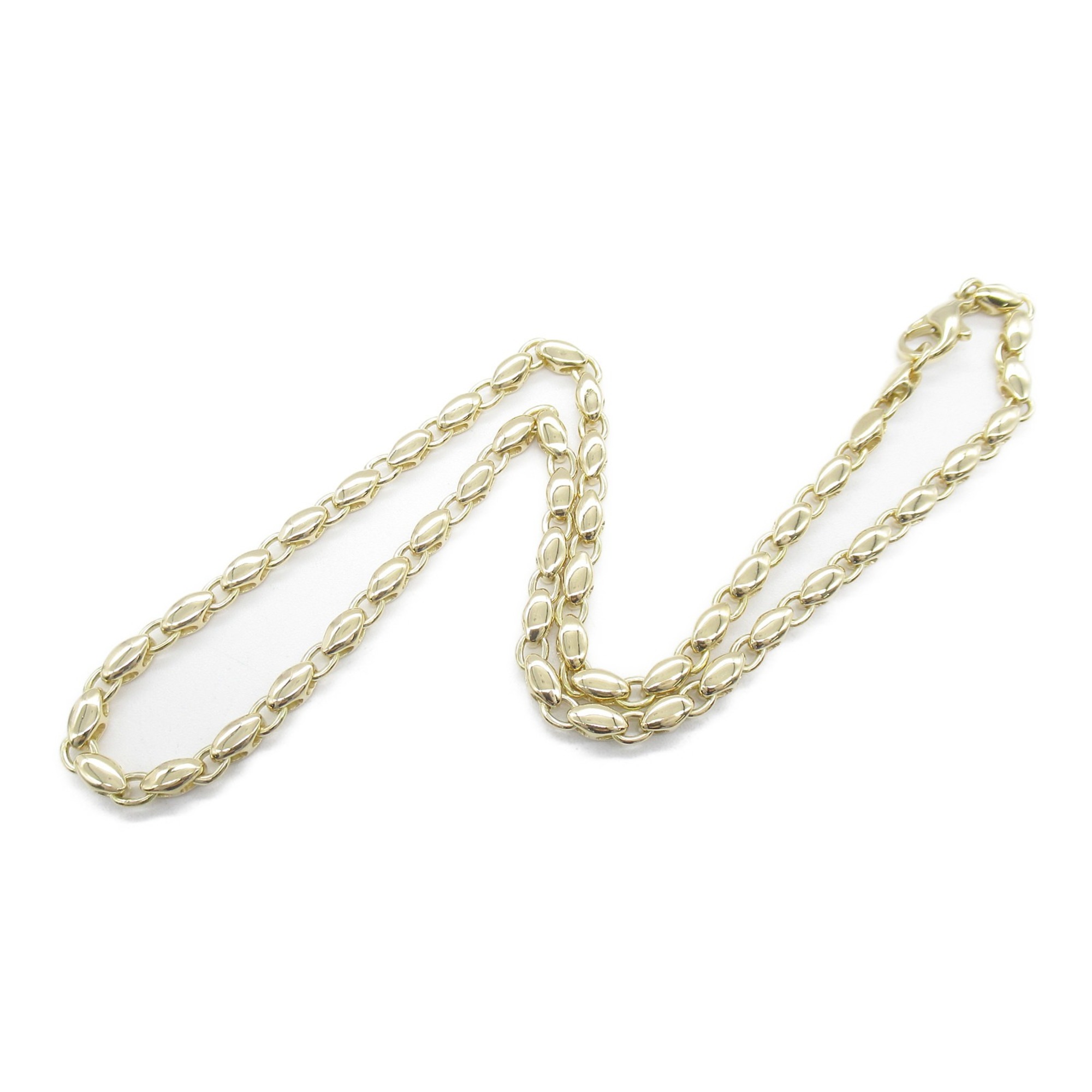 BVLGARI Rice Chain Necklace Gold K18 (Yellow Gold) Gold