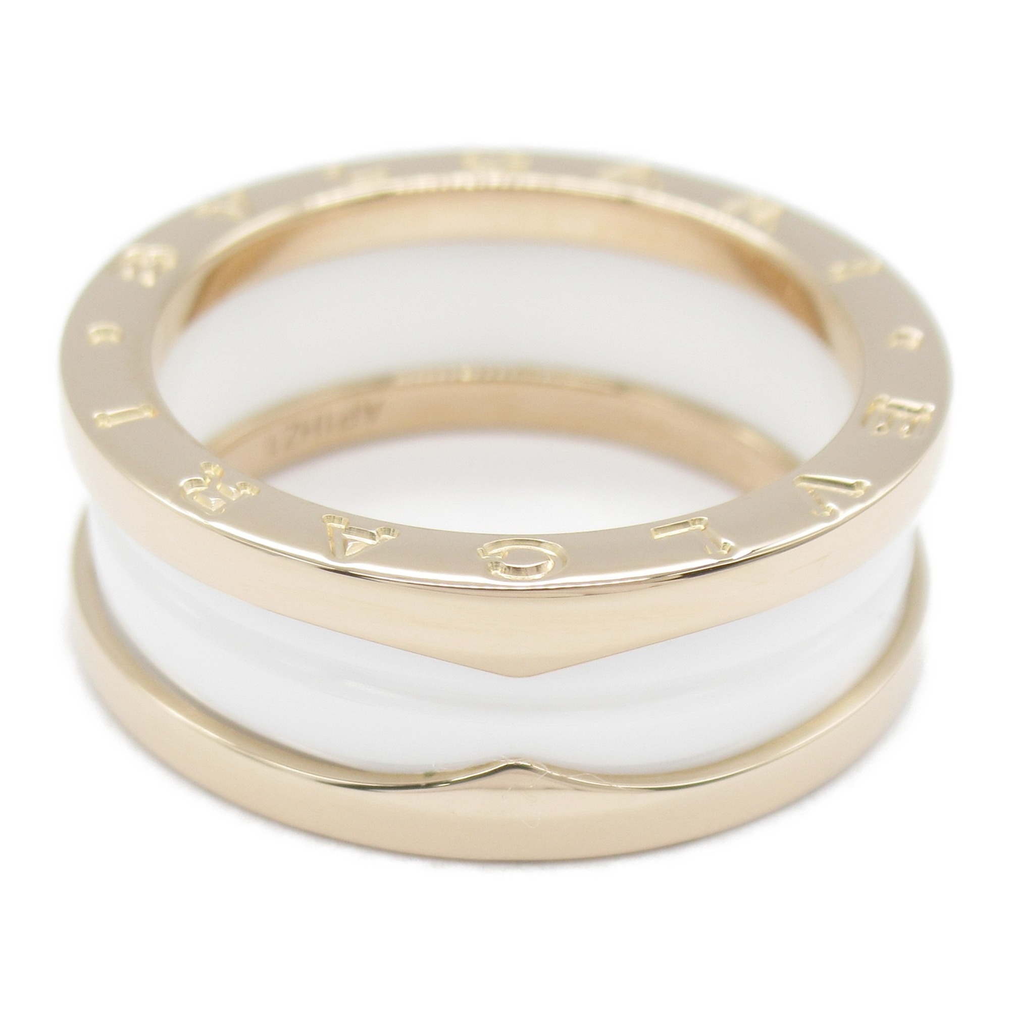 BVLGARI B-zero1 B-zero One Ring XS size Ring White K18PG(Rose Gold) White