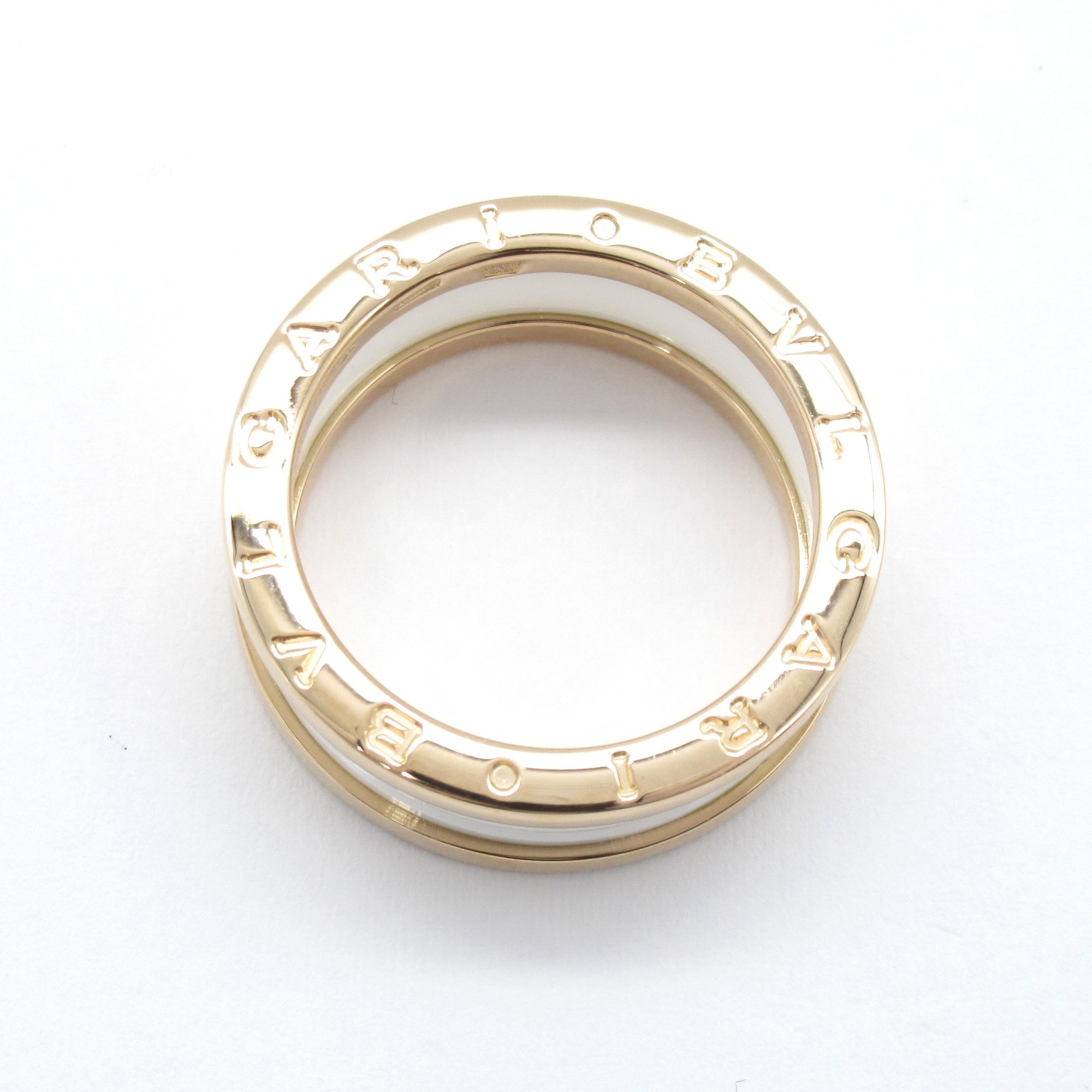 BVLGARI B-zero1 B-zero One Ring XS size Ring White K18PG(Rose Gold) White