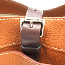 HERMES Maruwari PM Brown Taurillon Clemence leather