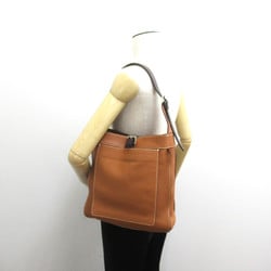 HERMES Maruwari PM Brown Taurillon Clemence leather