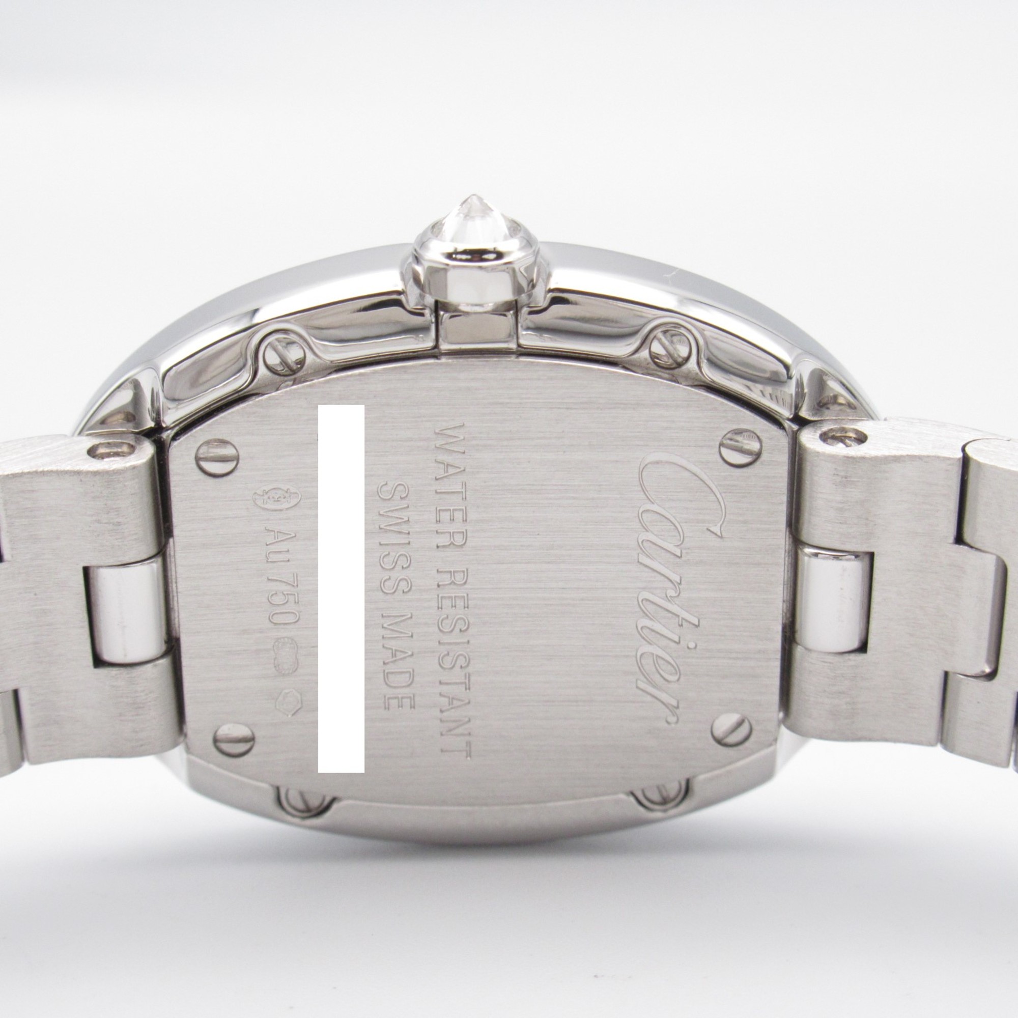 CARTIER BaignoireSM Diamond Bezel Wrist Watch WB520006 Quartz Silver K18WG(WhiteGold) WB520006