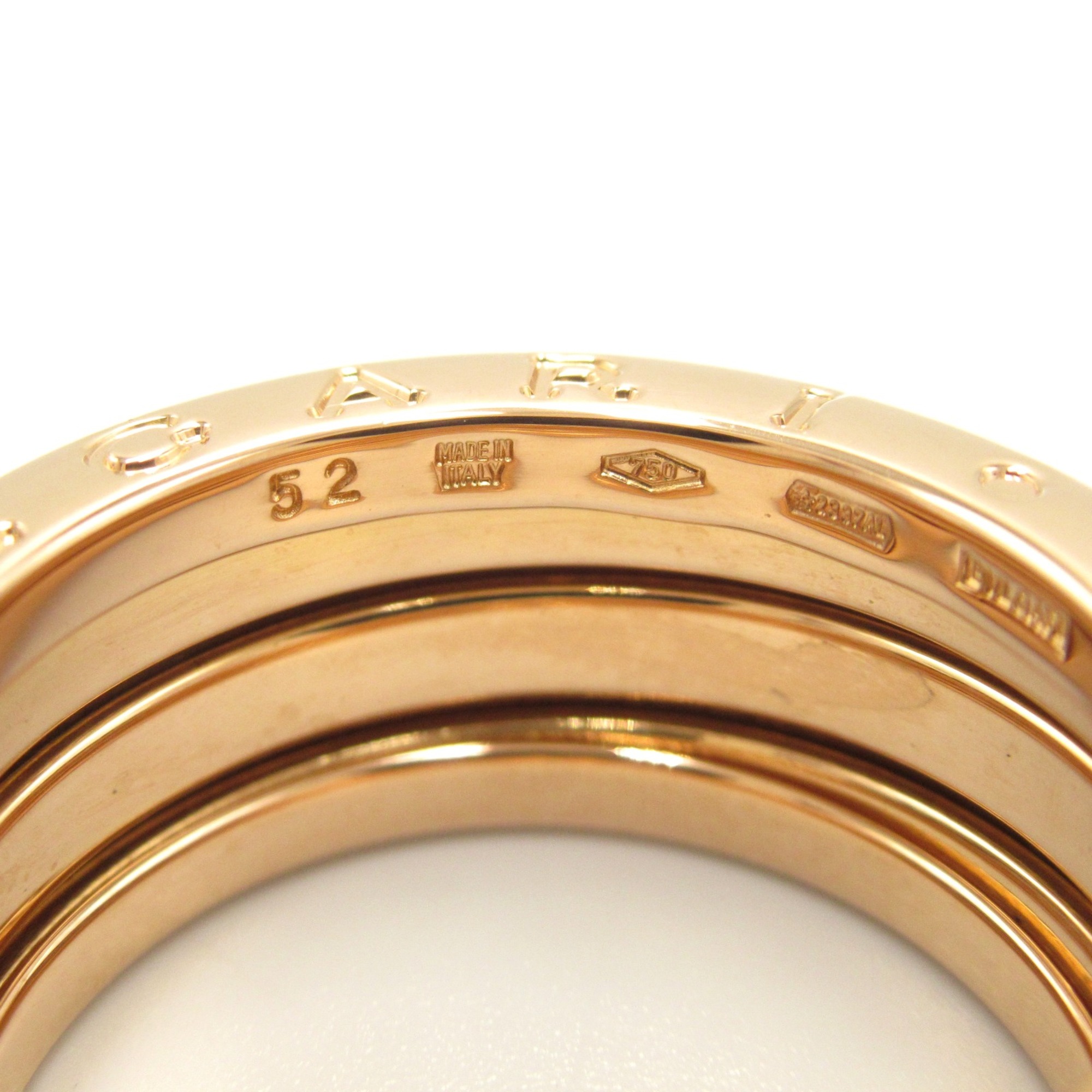 BVLGARI B-zero1 B-zero one Ring Gold K18PG(Rose Gold) Gold