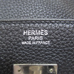 HERMES Birkin 30 Black handbag Black Noir Togo leather leather