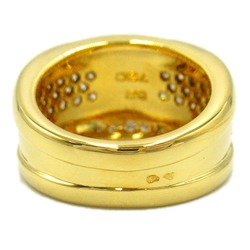 CARTIER paved diamond Ring Clear K18 (Yellow Gold) Clear