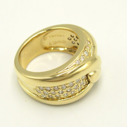 CARTIER paved diamond Ring Clear K18 (Yellow Gold) Clear