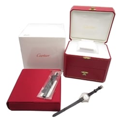 CARTIER Tonoa Rondi SM Wrist Watch WJ301750 Quartz Silver K18WG(WhiteGold) Leather belt WJ301750