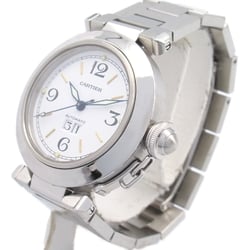 CARTIER Pasha C Big Date Wrist Watch W31044M7 Mechanical Automatic White Stainless Steel W31044M7