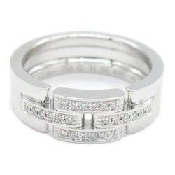 CARTIER Mayon PANTHERE diamond Ring Clear K18WG(WhiteGold) Clear