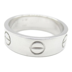 CARTIER love Ring Silver K18WG(WhiteGold) Silver