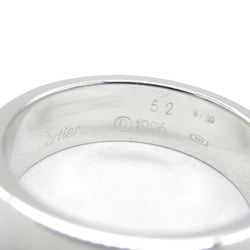 CARTIER love Ring Silver K18WG(WhiteGold) Silver