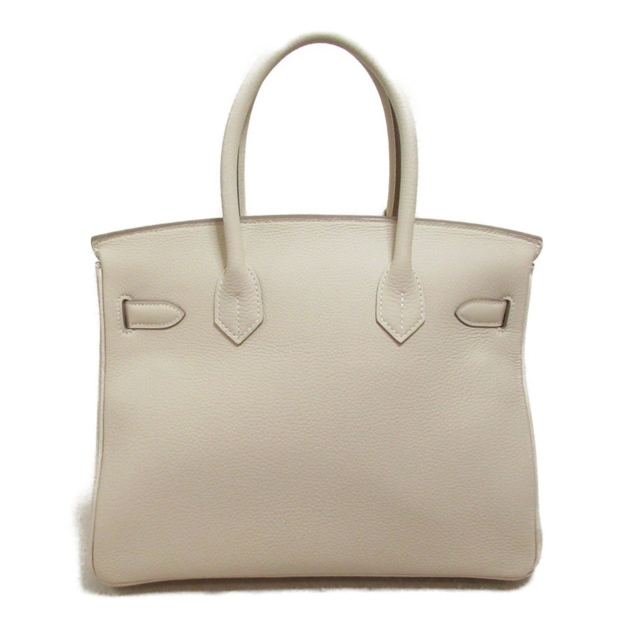 HERMES Birkin 30 Craie handbag White Craie Togo leather leather