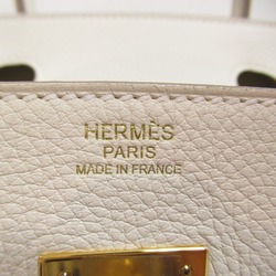 HERMES Birkin 30 Craie handbag White Craie Togo leather leather