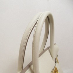 HERMES Birkin 30 Craie handbag White Craie Togo leather leather