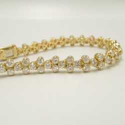 CARTIER Tennis Necklace Clear K18 (Yellow Gold) Clear