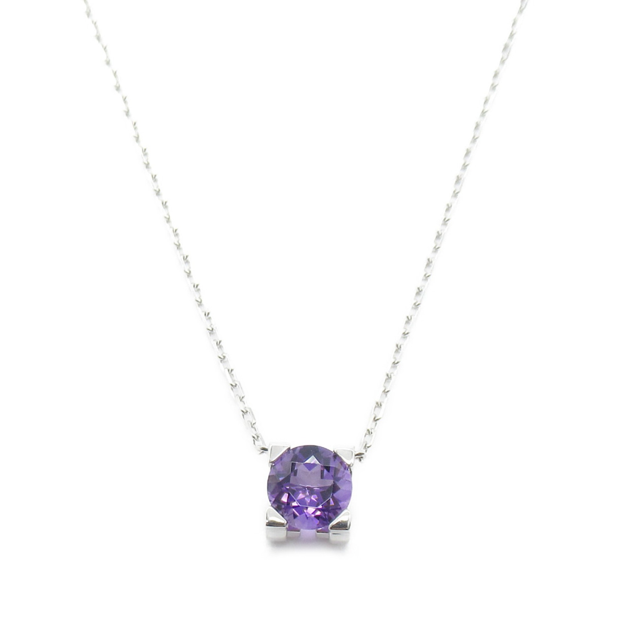 CARTIER C de Cartier Amethyst Necklace Purple K18WG(WhiteGold) Amethyst Purple