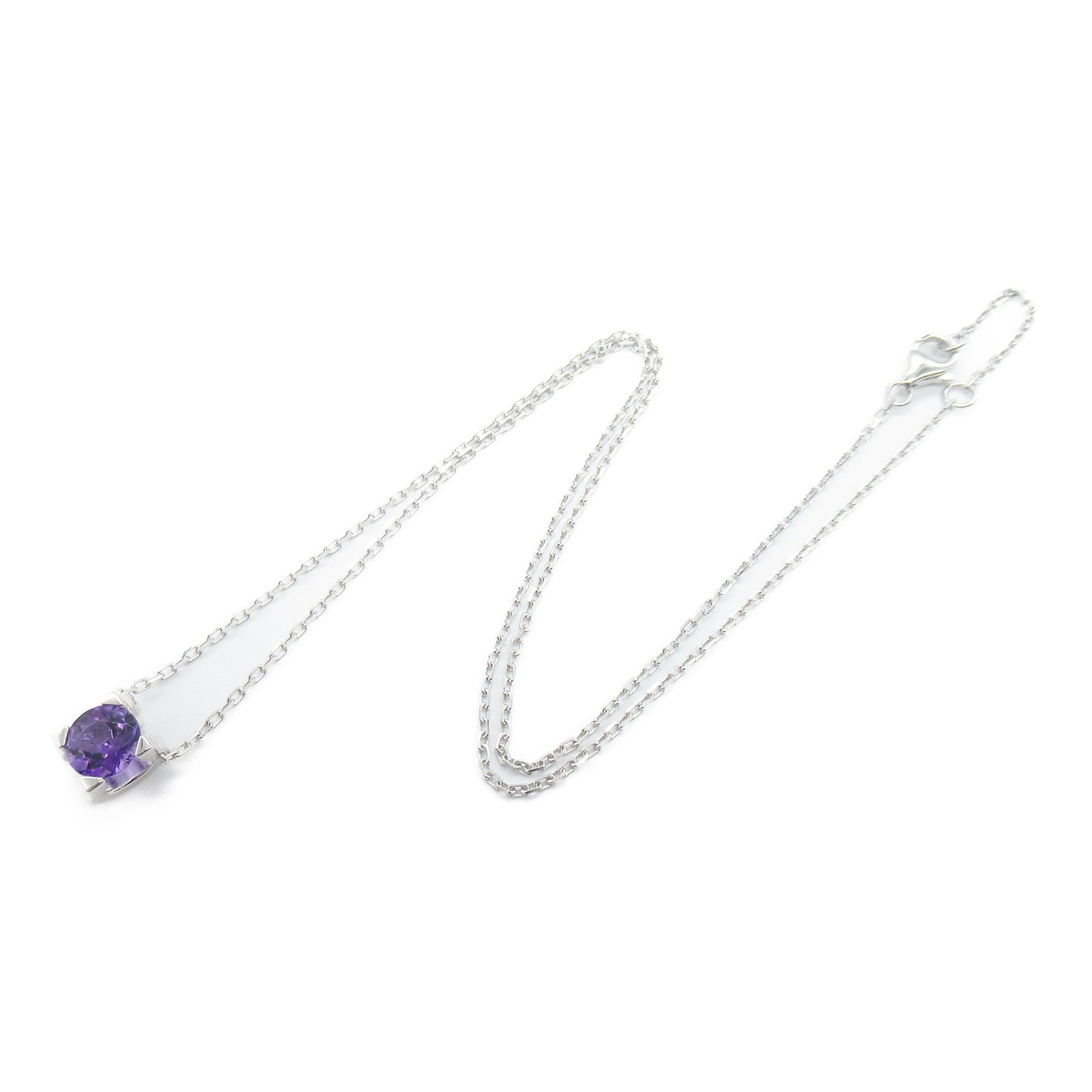 CARTIER C de Cartier Amethyst Necklace Purple K18WG(WhiteGold) Amethyst Purple