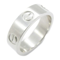 CARTIER love Ring Silver Pt950Platinum Silver