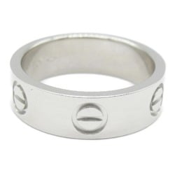 CARTIER love Ring Silver Pt950Platinum Silver