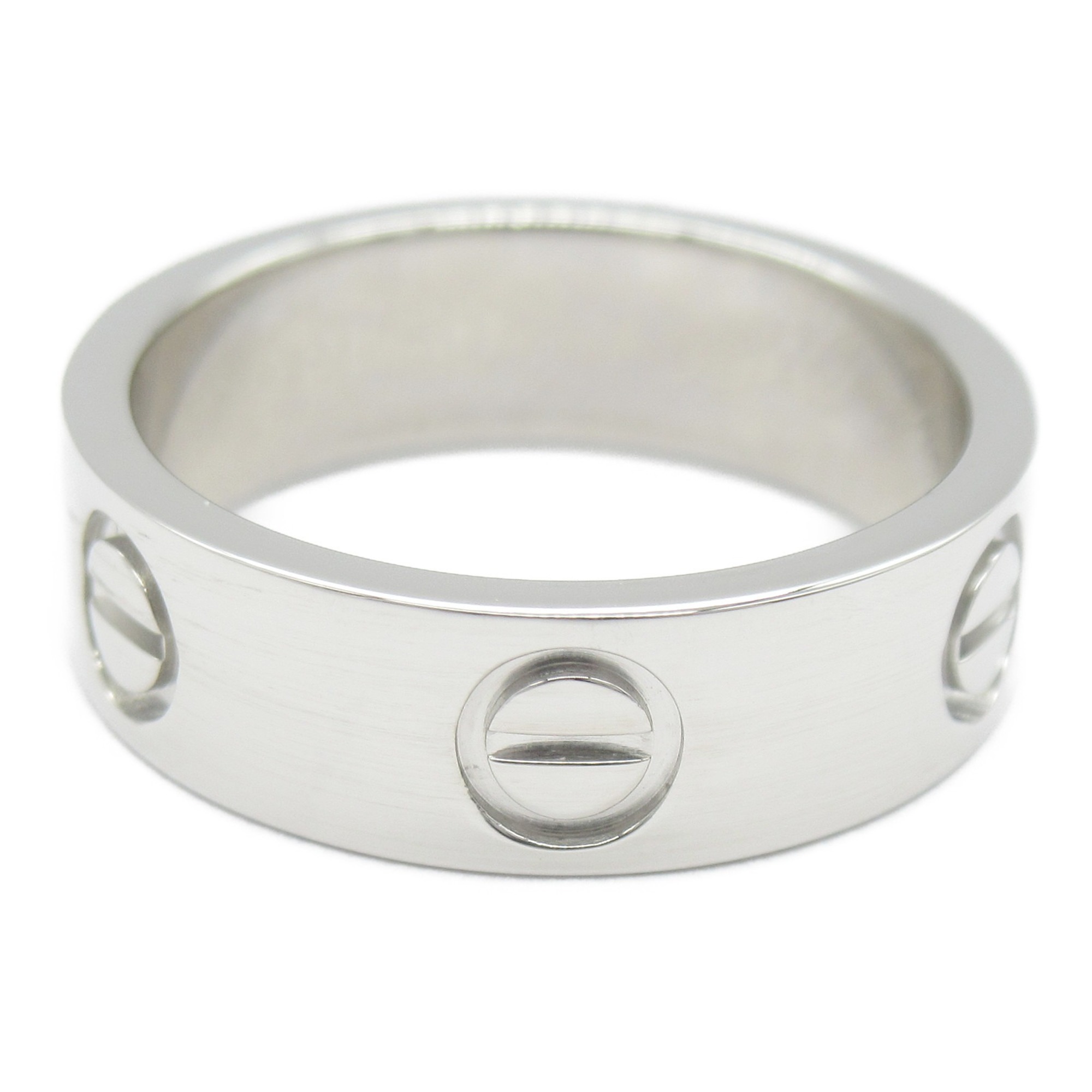 CARTIER love Ring Silver Pt950Platinum Silver