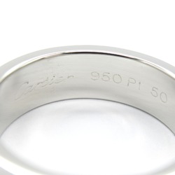 CARTIER love Ring Silver Pt950Platinum Silver